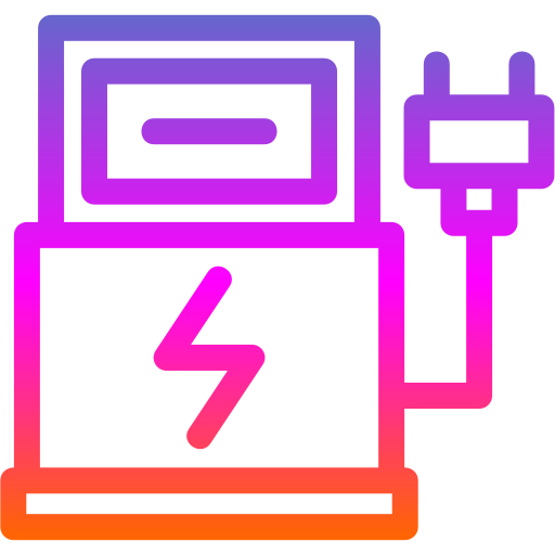 elektrische station Generic Gradient icon