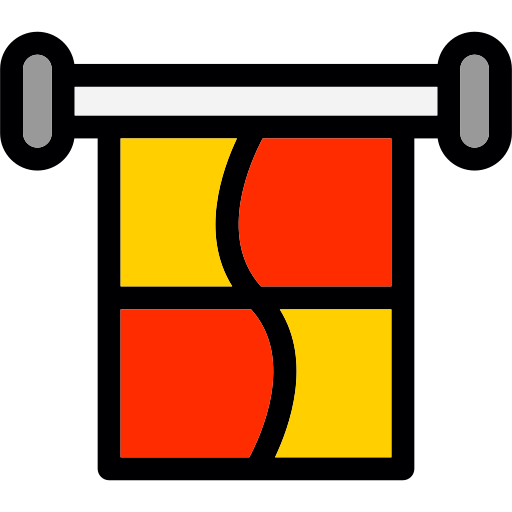drapeau de hors-jeu Generic Outline Color Icône