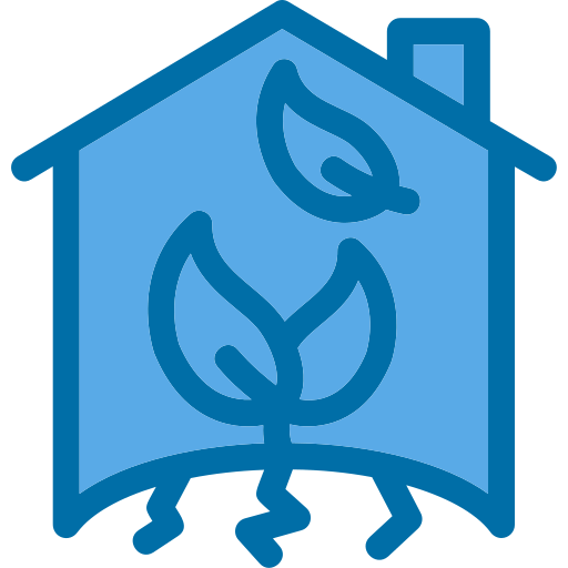 casa verde Generic Blue icono