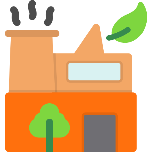 Green factory Generic Flat icon