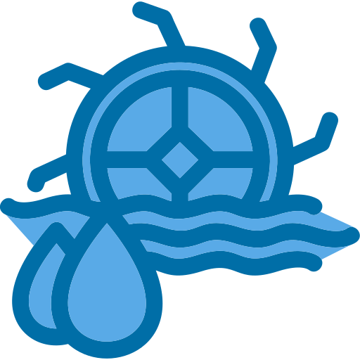 młyn wodny Generic Blue ikona