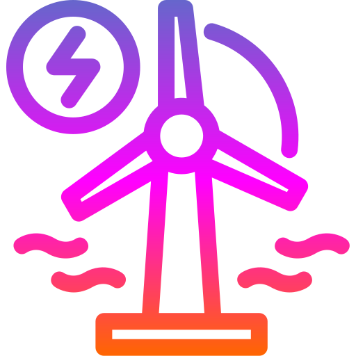 Возобновляемая энергия Generic Gradient иконка