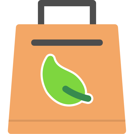 ekologiczna torba Generic Flat ikona