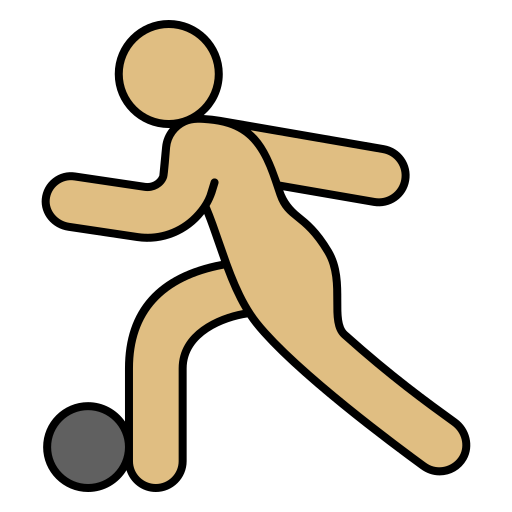 fußball Generic Outline Color icon