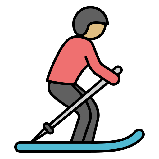snowboarden Generic Outline Color icoon