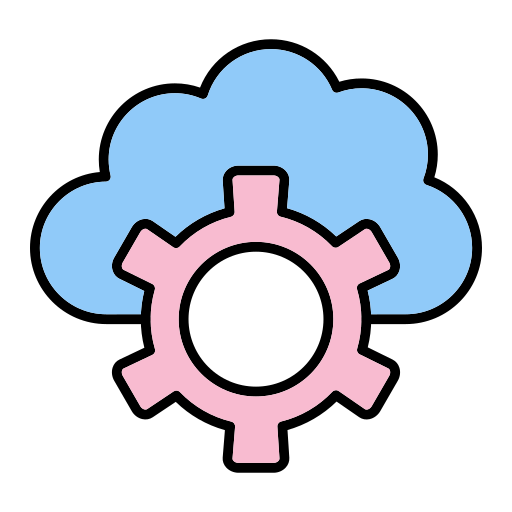 cloud-einstellungen Generic Outline Color icon