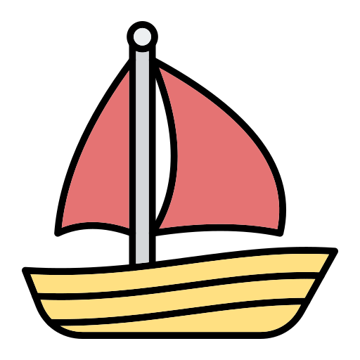Парусная лодка Generic Outline Color иконка