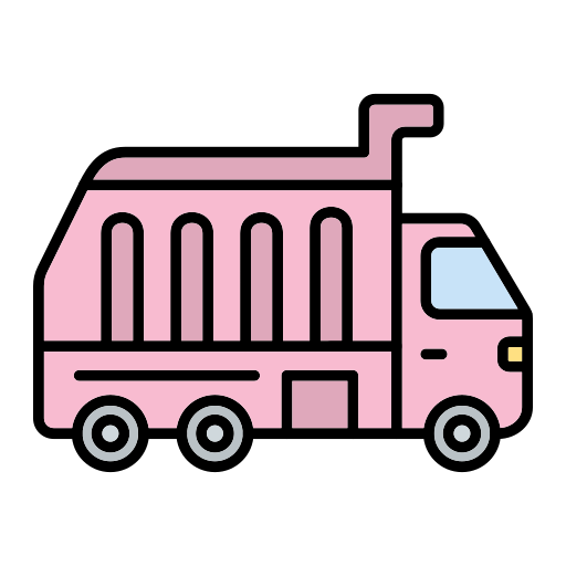 Dump truck Generic Outline Color icon