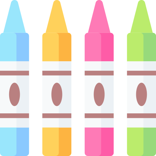 lápices de color Special Flat icono