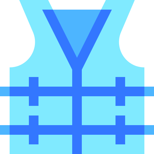 Life vest Basic Sheer Flat icon