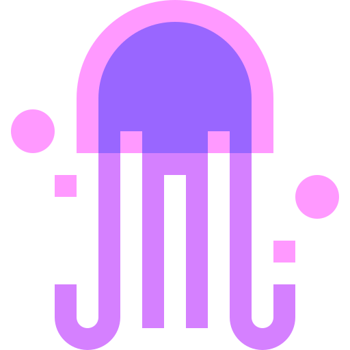 Jellyfish Basic Sheer Flat icon