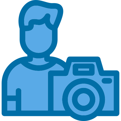 Cameraman Generic Blue icon