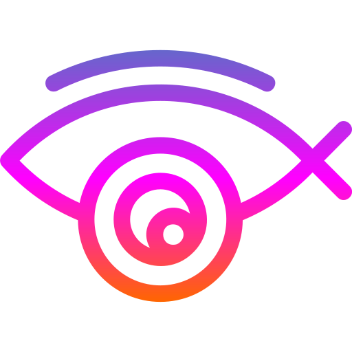 ojo de pez Generic Gradient icono