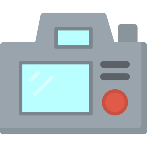 fotocamera posteriore Generic Flat icona
