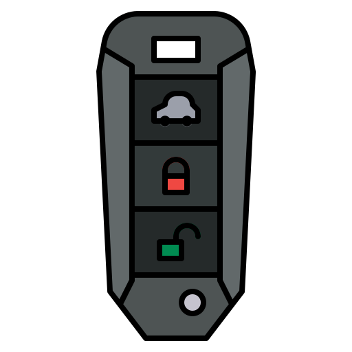 자동차 열쇠 Generic Outline Color icon