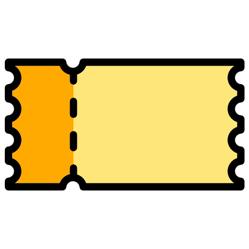 bilet Generic Outline Color ikona