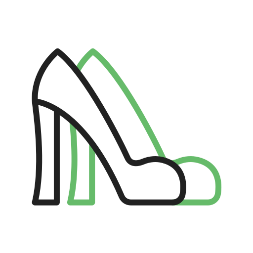 Высокий каблук Generic Outline Color иконка