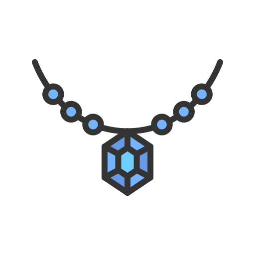 Necklace Generic Outline Color icon