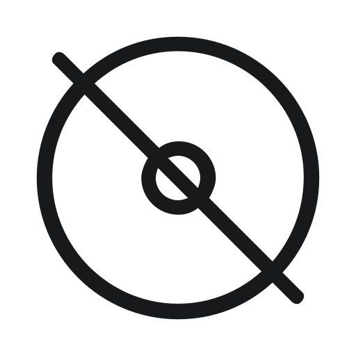 ブルーレイ Generic Detailed Outline icon