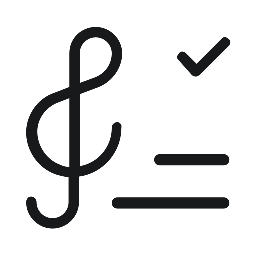 Music Generic Detailed Outline icon