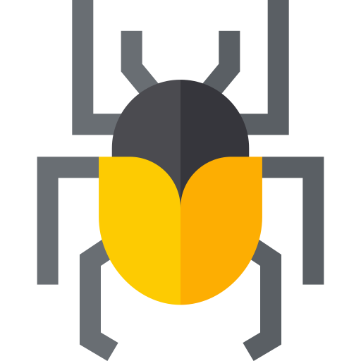 escaravelho Basic Straight Flat Ícone