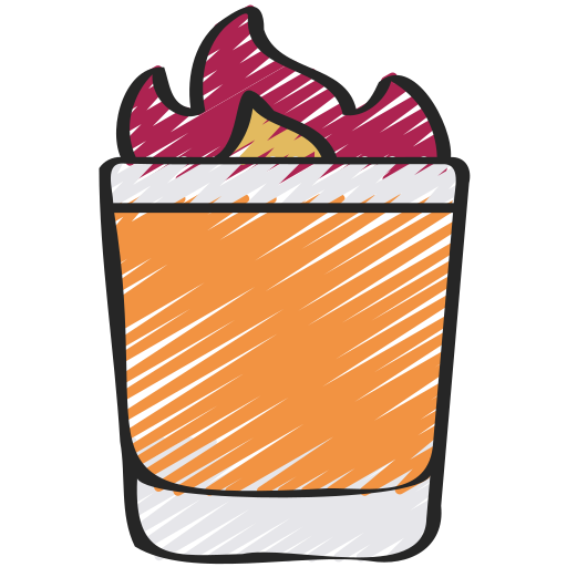 Fire cocktail Juicy Fish Sketchy icon