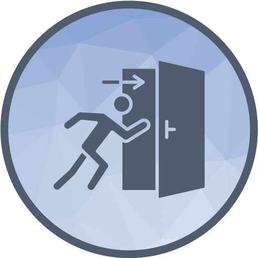 notausgang Generic Outline Color icon