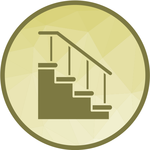 escalera Generic Outline Color icono