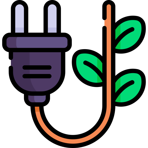 bio-energie Kawaii Lineal color icoon