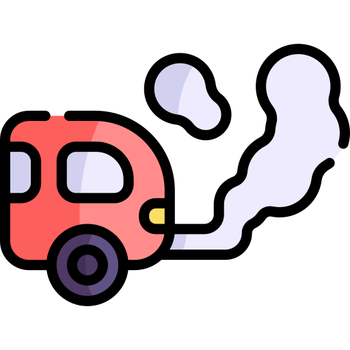 Air pollution Kawaii Lineal color icon
