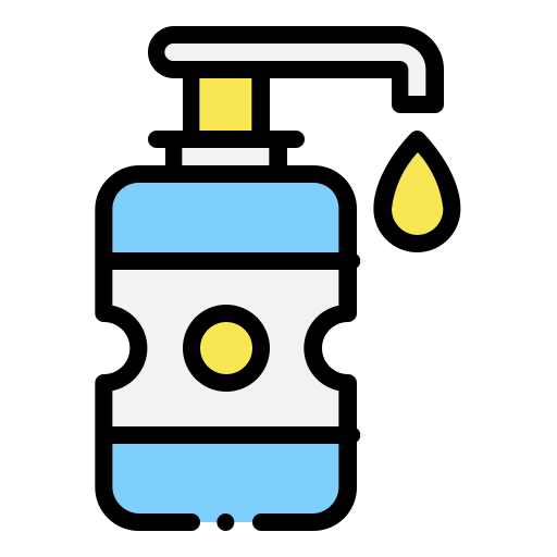 jabón líquido Generic Outline Color icono