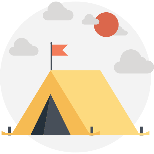 キャンプ Generic Rounded Shapes icon