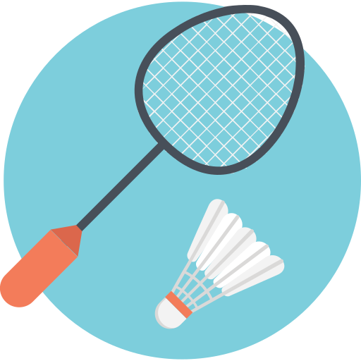 badminton Generic Rounded Shapes ikona
