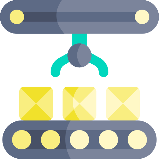 Conveyor belt Kawaii Flat icon
