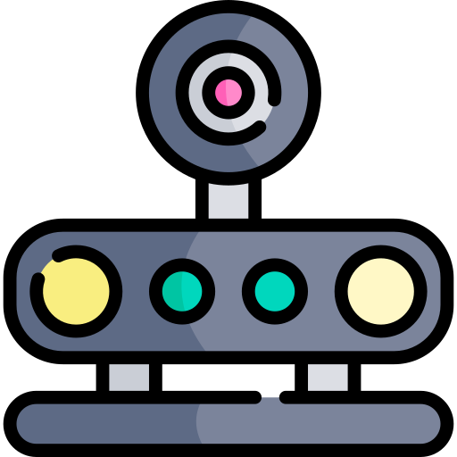 3d sensor Kawaii Lineal color icon