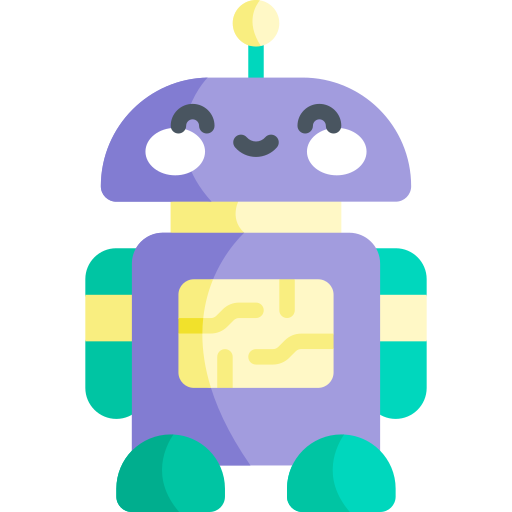 로봇 Kawaii Flat icon