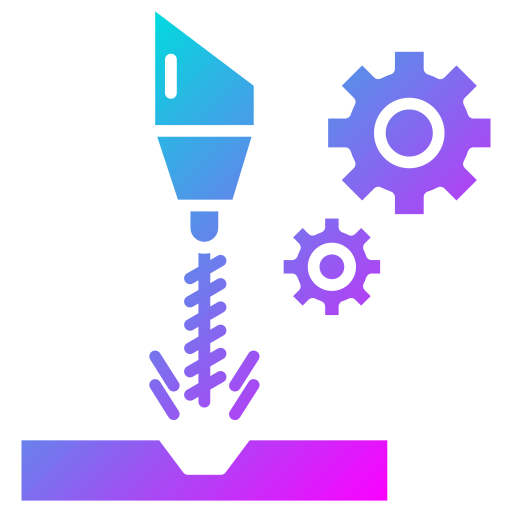 cnc-maschine Generic Flat Gradient icon