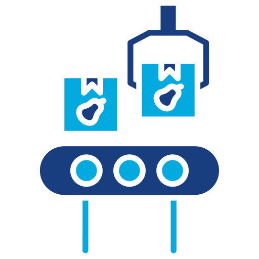 Conveyor belt Generic Blue icon