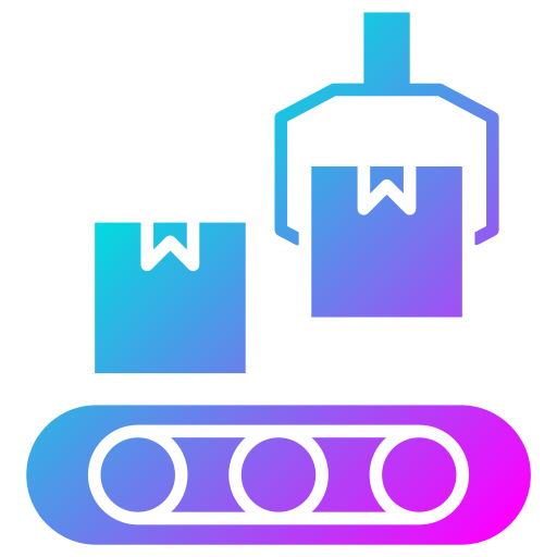 ramię robota Generic Flat Gradient ikona