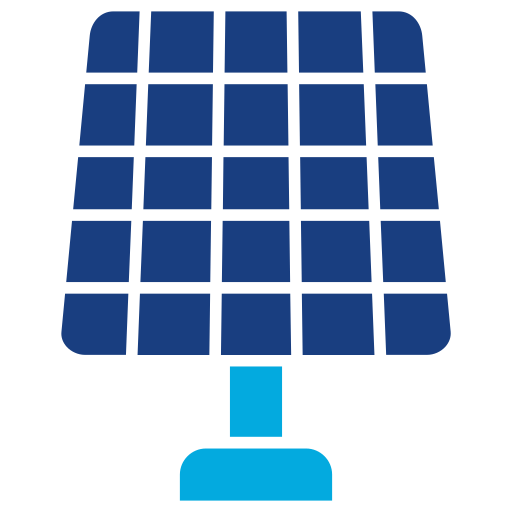 Solar panel Generic Blue icon