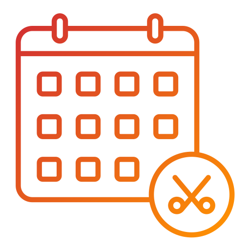 geplanter termin Generic Gradient icon