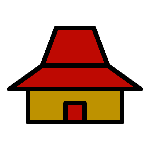 Joglo house Generic Outline Color icon