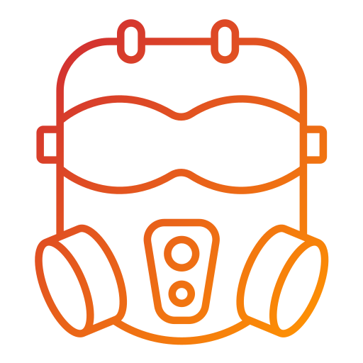 gasmasker Generic Gradient icoon
