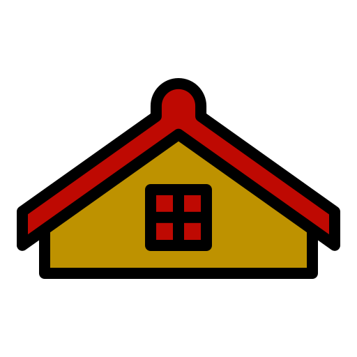 Gable Generic Outline Color icon