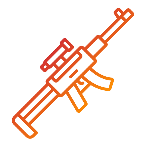 Sniper rifle Generic Gradient icon