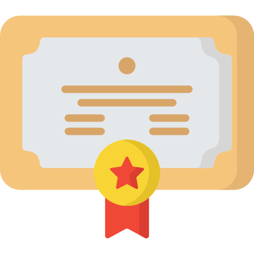 Сертификат Special Flat иконка