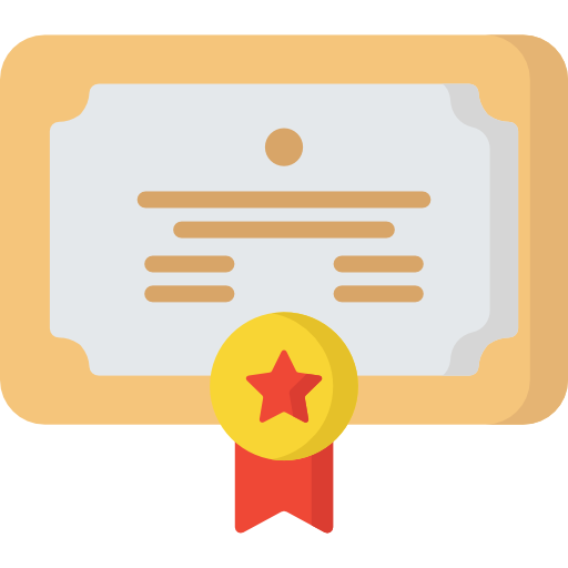 Certificate Special Flat icon