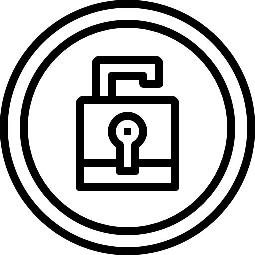 南京錠 kank Lineal icon
