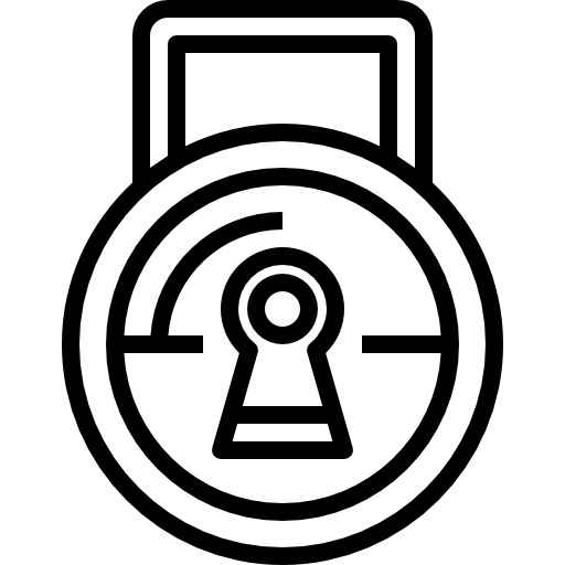 맹꽁이 자물쇠 kank Lineal icon