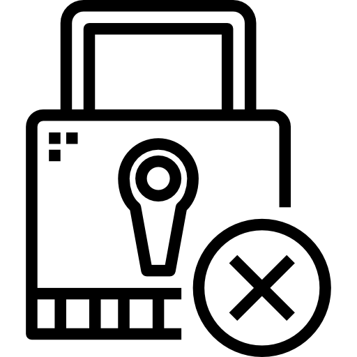 Padlock kank Lineal icon